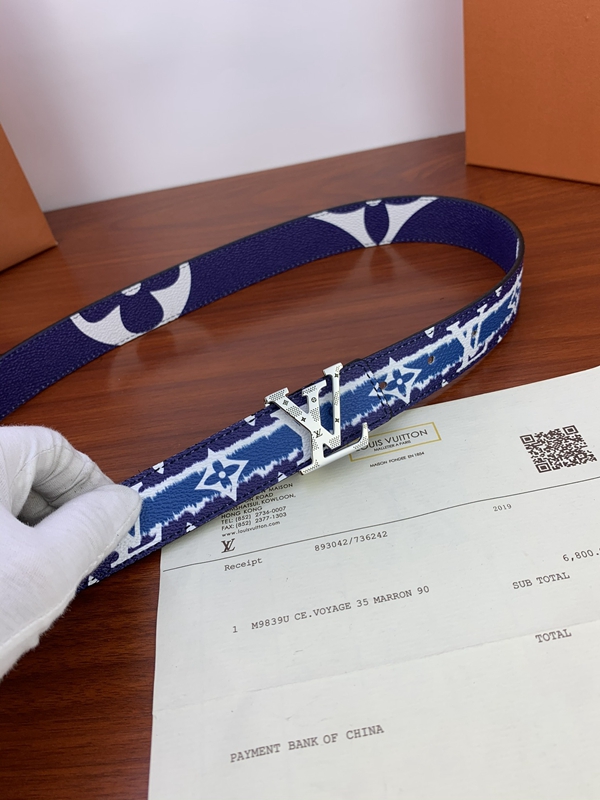 激安ルイヴィトンベルト素材ディテール